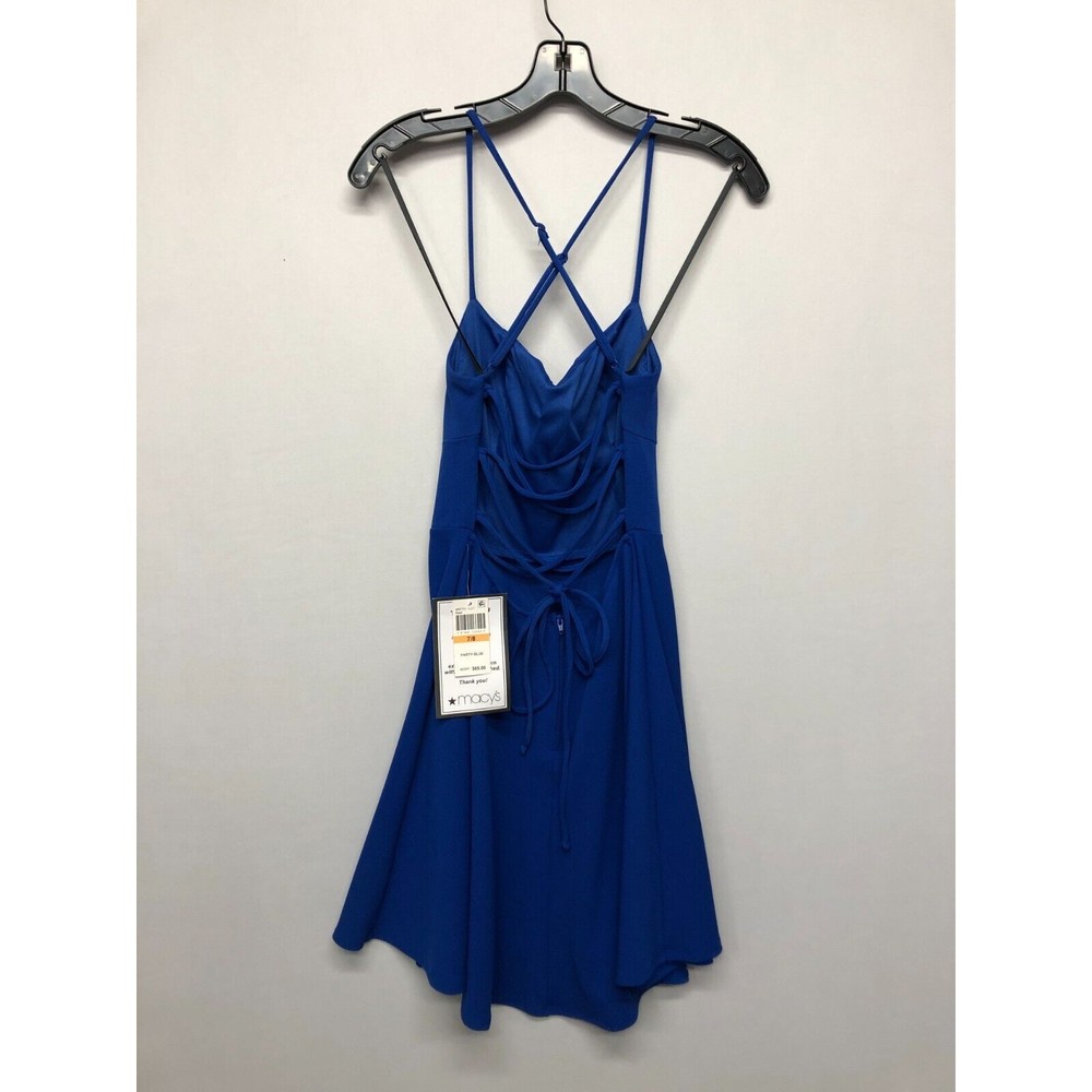 NWT B Darlin Women Dress Size 7/8 Spaghetti Strap Evening Fit + Flare M128 -10